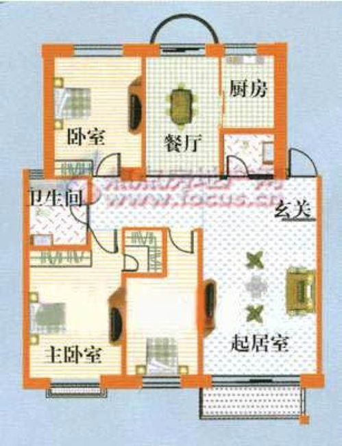 億海盛都億海盛都3室 2廳 1衛(wèi) 115.56平方米 億海盛都戶型圖